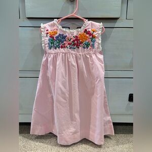 Cecil & Lou boutique gingham embroidery little girl dress